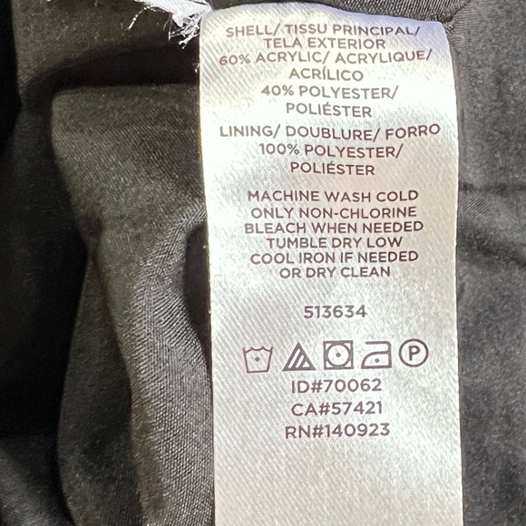 Loft Tweed Pencil Skirt Size 8 Womens Blue Pink Black Woven Textured Lined Woven - Picture 6 of 6